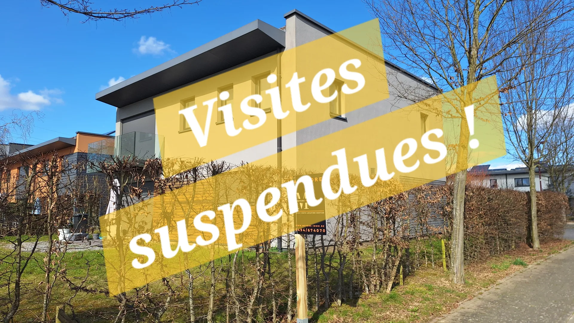 A VENDRE - Villa 4 façades - !! Visites suspendues !!